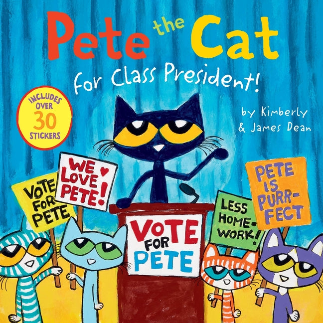 Pete the Cat for Class President! - Paperback by Books by splitShops