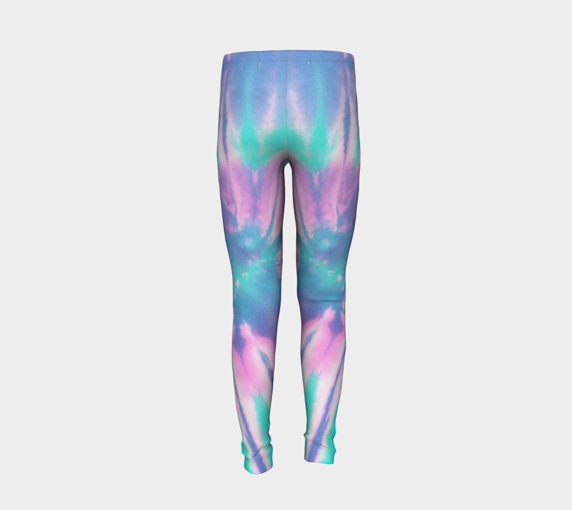 Tie Dye , Eco friendly printed Leggings by Stardust