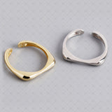 S925 Silver Simple Geometric Ring by Gioiellin