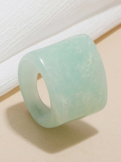 Original Vintage 6 Colors Acrylic Geometric Ring by migunica