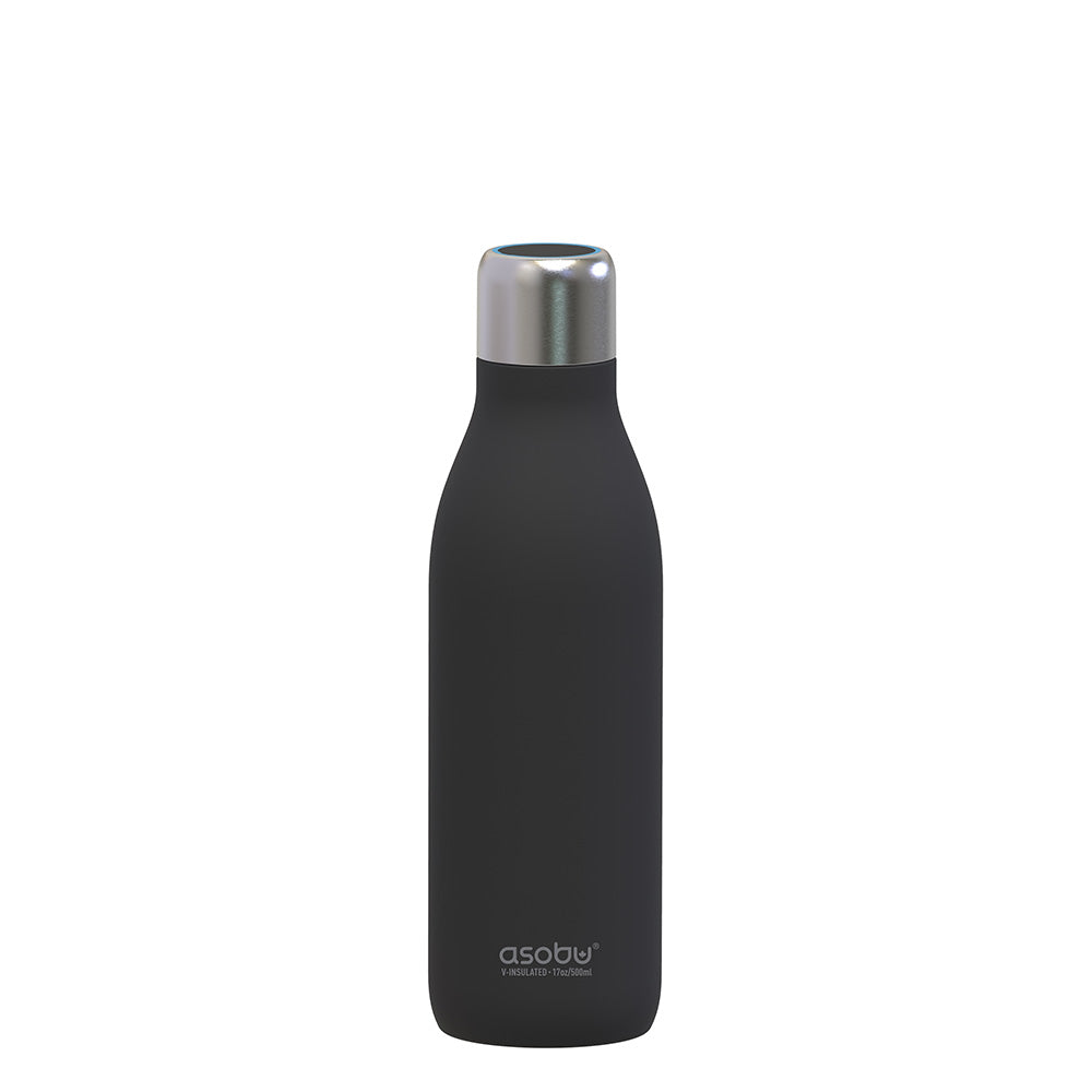 Black Uv Light Hydro Bottle by ASOBU®