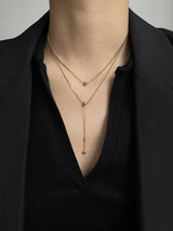 Simple Casual Multi-Layered Necklace by migunica