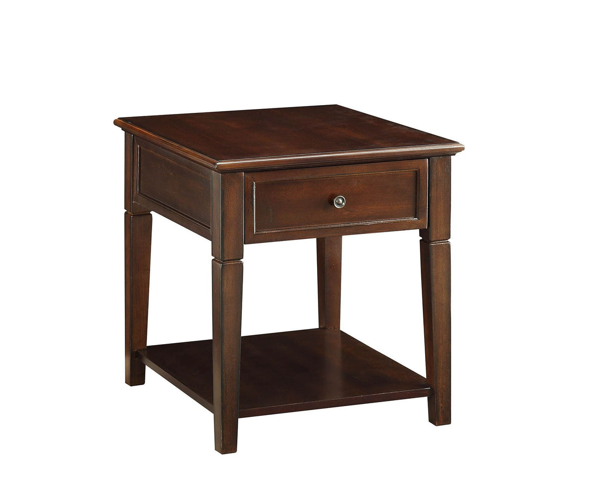 ACME Malachi End Table in Walnut by Blak Hom