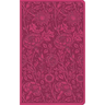 ESV Vest Pocket New Testament with Psalms and Proverbs, Red Letter (Trutone, Berry, Floral Design)