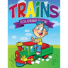 Trains Coloring Book