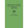 Certificates and Rights, Accomack County, Virginia, 1663-1709