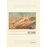 Vintage Lined Notebook Conch Shell Greetings from Cambria