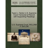 Taylor V. Taintor U.S. Supreme Court Transcript of Record with Supporting Pleadings