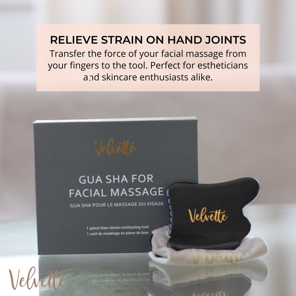 Clarifying Facial Gua Sha Kit by Velvette