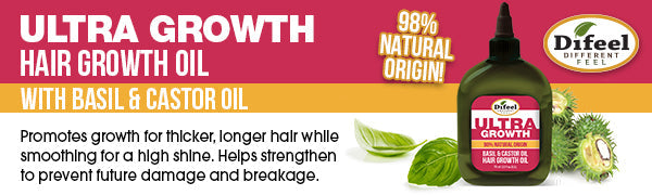 Difeel Ultra Growth Basil & Castor Oil Pro Growth Conditioner 12 oz. by difeel - find your natural beauty