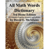 All Math Words Dictionary: For students of algebra, geometry and calculus