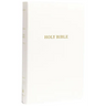 KJV, Gift and Award Bible, Imitation Leather, White, Red Letter Edition