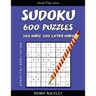 Sudoku 600 Puzzles, 300 Hard and 300 Extra Hard. Solutions Included: A Break Time Series Book