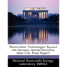 Photovoltaic Technologies Beyond the Horizon: Optical Rectenna Solar Cell, Final Report