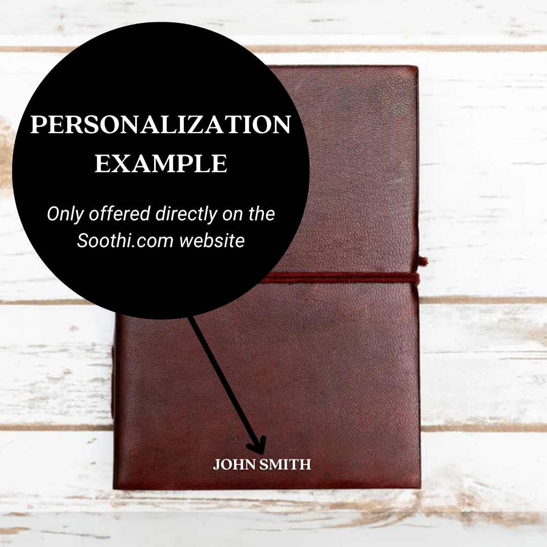 Dark Brown Leather Journals - 5x7 by Soothi