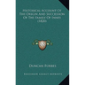 Historical Account Of The Origin And Succession Of The Family Of Innes (1820)