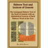 Hebrew Text and Lexicon of Genesis