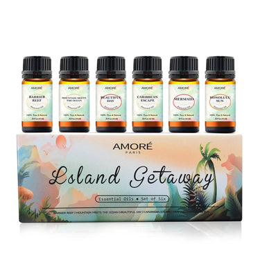 6-Piece: Island Gateway Pure Aromatherapy Essential Oil Set
