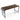 60 Inch Computer Desk with Charging Station Storage Bag-Rustic Brown
