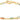 14K Gold Multicolor Crystal Bracelet in 7.5 Inches - Made In Brazil