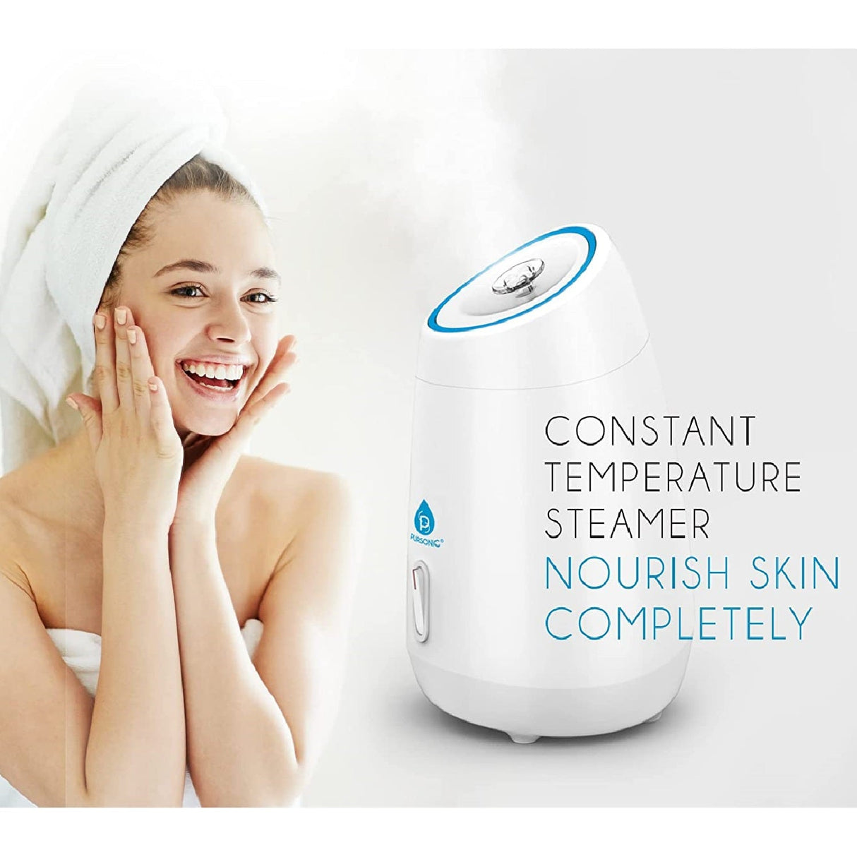 Pursonic Facial Steamer Hot Mist Moisturizing Spa by Pursonic