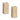 Simplux LED Squared Candle with Moving Flame and Remote (Set of 2)