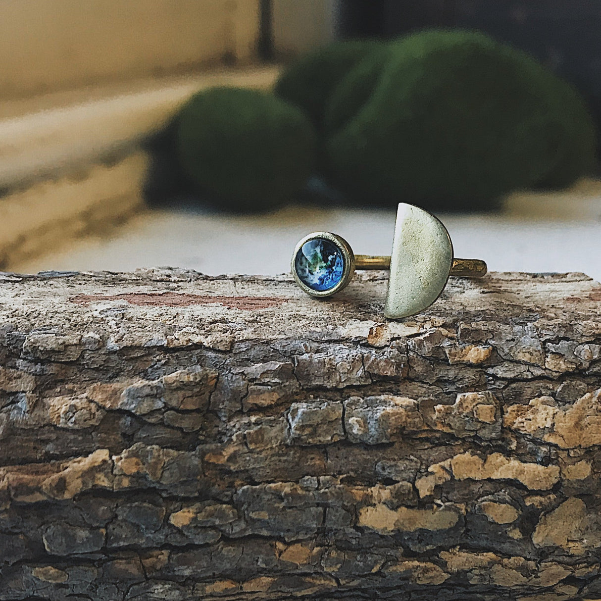 Earth Rise Ring by Yugen Handmade