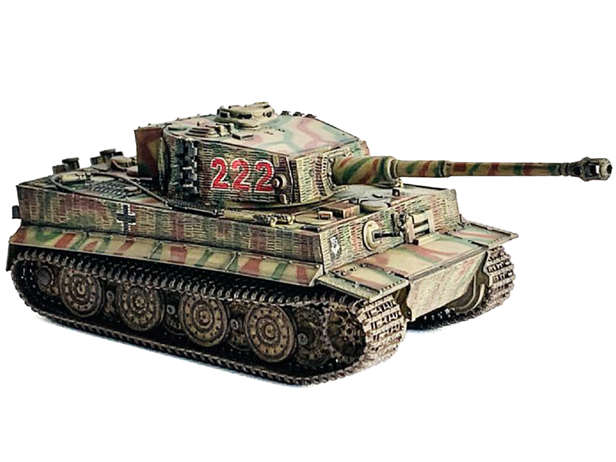 Germany Tiger I Late Production with Zimmerit Tank "Wittmann's Tiger #222 s.Pz.Abt.101 Normandy" (1944) "NEO Dragon Armor" Series 1/72 Plastic Model by Dragon Models