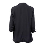 Kenneth Cole New York Women's Satin Back Crepe Jacket - Black / M by PROOZY