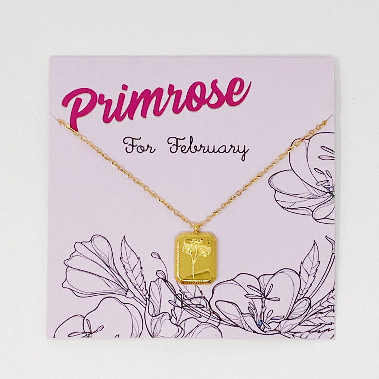 Blooming Birth Month Necklace by Ellisonyoung.com