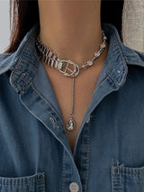 Original Normcore Cool Chains Necklace by migunica