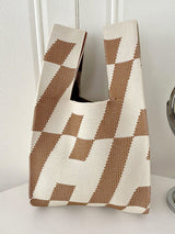 Geometric Bags Accessories Woven Handbag by migunica