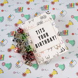 Tits Your Birthday - Moaning Prank Card by DickAtYourDoor