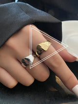 Irregularity Geometric Rings Accessories by migunica