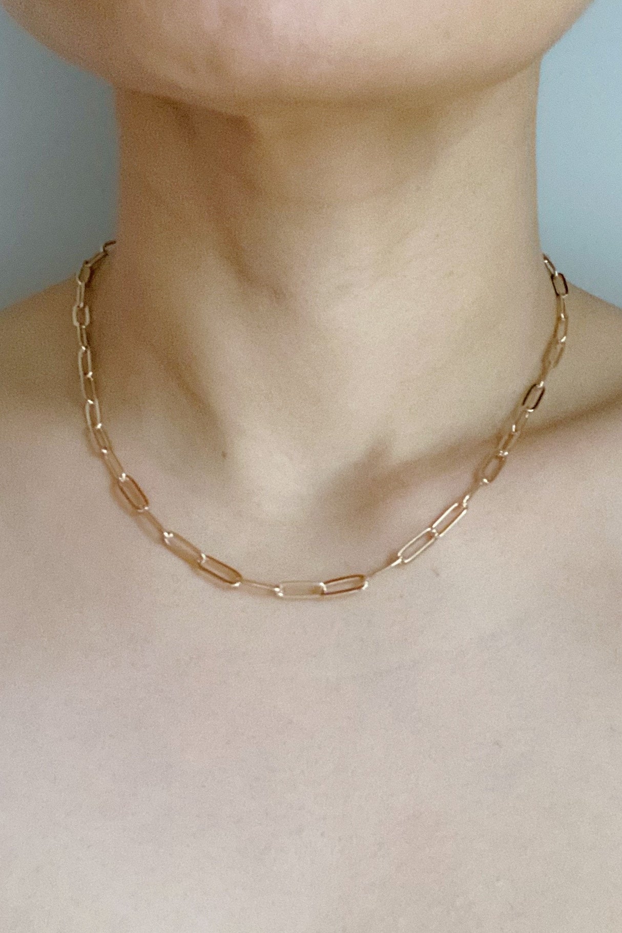 Dainty Link Chain Necklace by Ellisonyoung.com