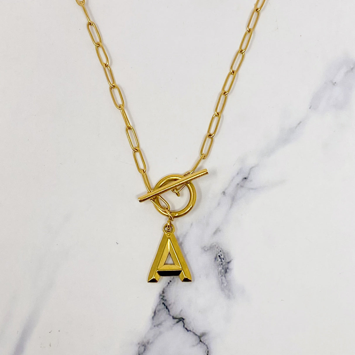 Modern Classic Initial Necklace by Ellisonyoung.com