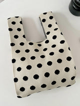 Original Creation Weave Striped Polka-Dot Bags Accessories by migunica