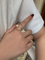 Pearl Hollow Rings Accessories by migunica