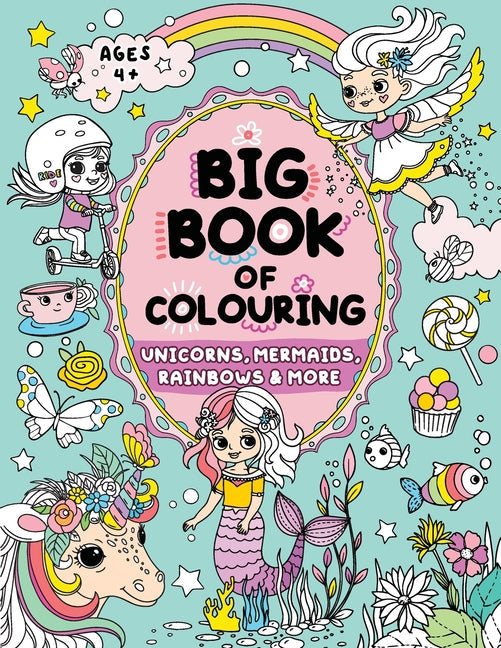 Big Book of Colouring for Girls: Children Ages 4+ - Paperback by Books by splitShops