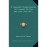 A Concise Etymological Dictionary Of The English Language