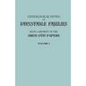 Genealogical Notes of Barnstable Families. Volume I [Massachusetts]