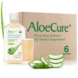 Pure Aloe Vera Juice Natural Flavor - USDA Certified Organic by AloeCure