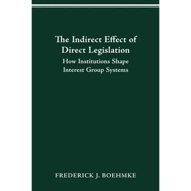 The Indirect Effect of Direct Legislation: How Institutions Shape Interest Group Systems