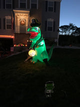 7 FT Tall Halloween Inflatable Outdoor Pirate Dinosaur, Blow Up Yard Decoration by Js House - Vysn