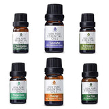 6 Pack of 100% Pure Essential Aromatherapy Oils by Pursonic