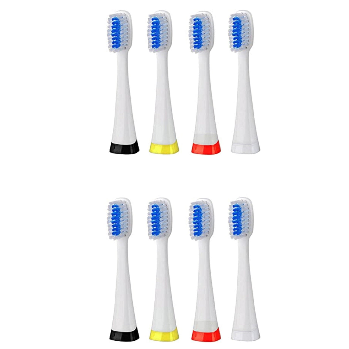 8 Pack Brush Heads Replacement for S750 by Pursonic