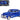 1948 Chevrolet Aerosedan Fleetline Blue 1/24 Diecast Model Car by Motormax