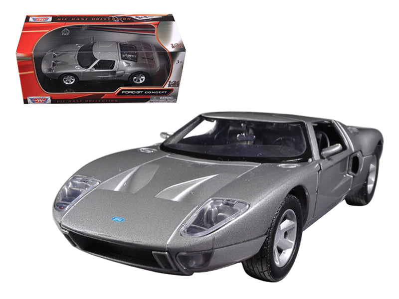 Ford GT Silver 1/24 Diecast Car Model by Motormax