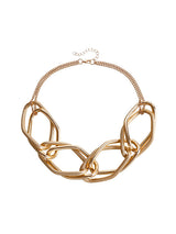 Chains Geometric Solid Color Necklaces Accessories by migunica