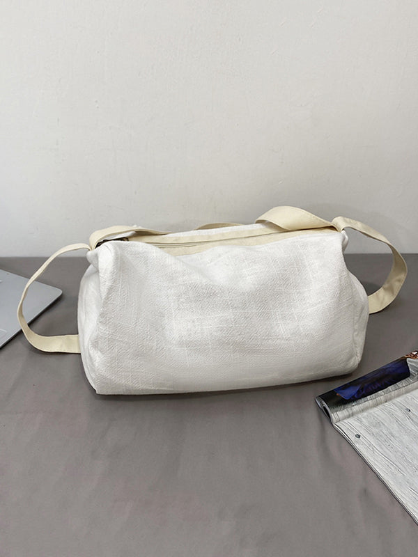 Casual Simple 4 Colors Canvas Bag by migunica